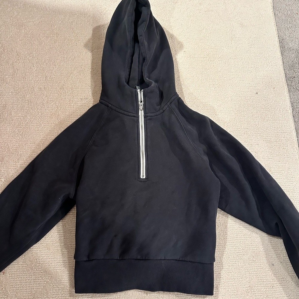 Vuori Black Zip-Up Hoodie